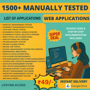 1500+ Manually Tested Web Applications